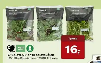 Kvickly C -Salater, klar til salatskålen tilbud