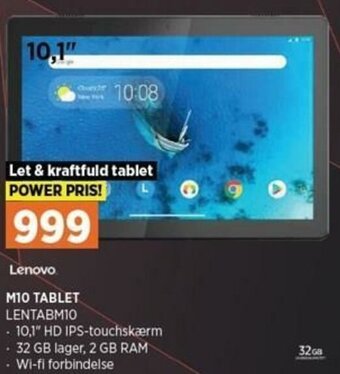 Power M10 Tablet LENTABM10 tilbud