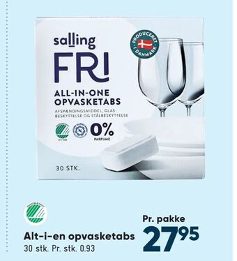 Alt-i-en opvasketabs
