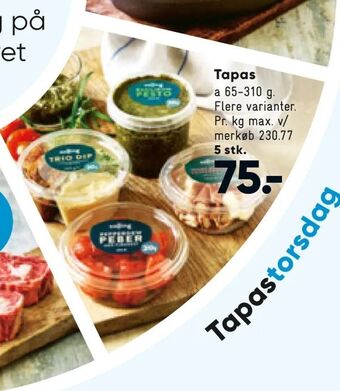 Bilka Tapas tilbud