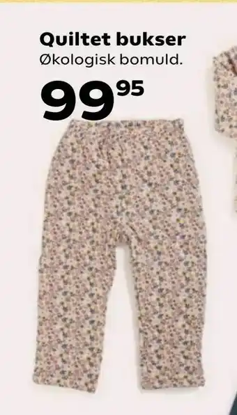 Kvickly Quiltet bukser tilbud
