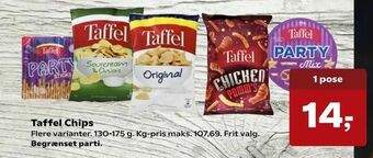 Kvickly Taffel Chips tilbud