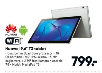 Bilka Huawei 9,6" T3 tablet tilbud