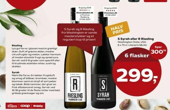 SuperBrugsen S Syrah eller R Riesling tilbud