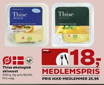 Thise økologisk skiveost
