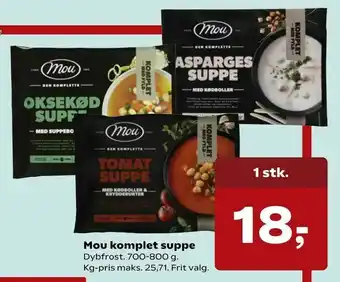 SuperBrugsen Mou komplet suppe tilbud