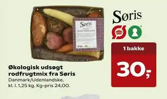 SuperBrugsen Økologisk udsøgt rodfrugtmix fra Søris tilbud