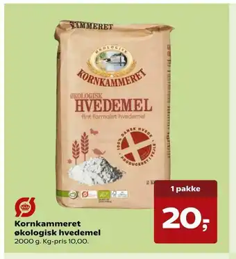 SuperBrugsen Kornkammeret økologisk hvedemel tilbud