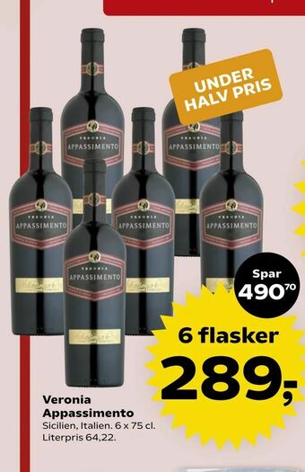 SuperBrugsen Veronia Appassimento tilbud