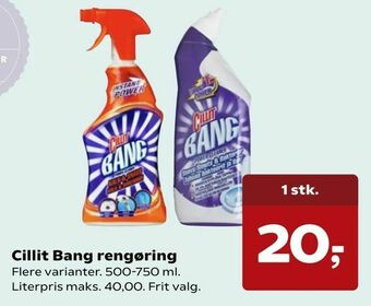 Cillit Bang rengøring