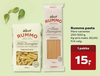 SuperBrugsen Rummo pasta tilbud