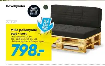Bilka Mille pallehynde sæt - sort tilbud