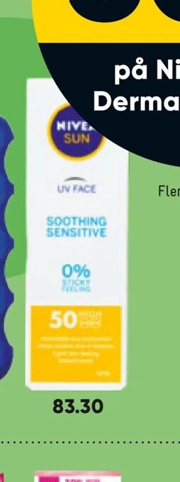 Bilka Nivea eller Derma solcreme tilbud