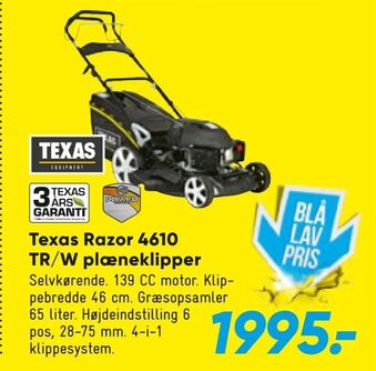 Bilka Texas Razor 4610 TR/W plæneklipper tilbud
