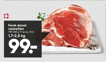 Bilka Fersk dansk nakkefilet tilbud