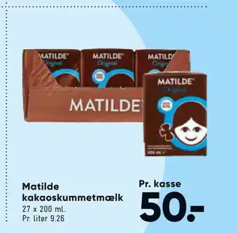 Bilka Matilde kakaoskummetmælk tilbud