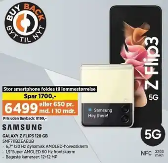 Power Samsung Galaxy Z Flip3 128 Gb SMF711BZEAEUB tilbud
