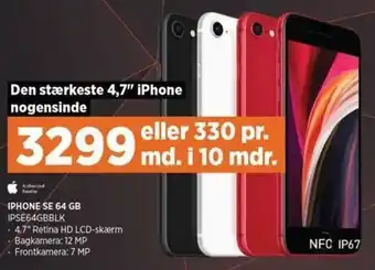 Power Iphone SE 64 GB IPSE64GBBLK tilbud