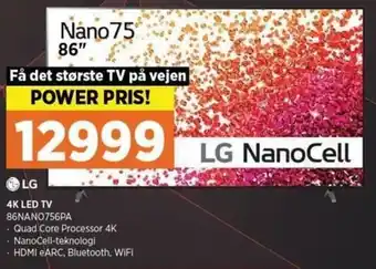 Power 4K LED TV 86NANO756PA tilbud