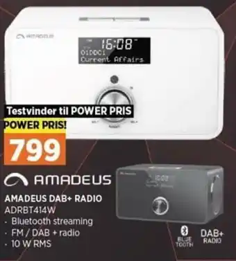 Amedeus DAB+ Radio ADRBT414W