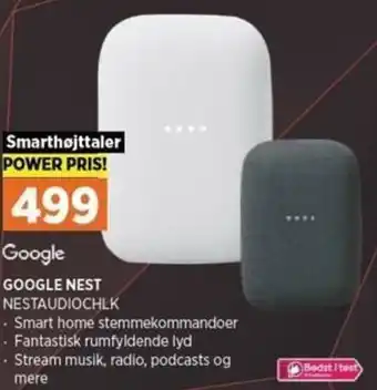 Power Google Nest Nestaudiochlk tilbud