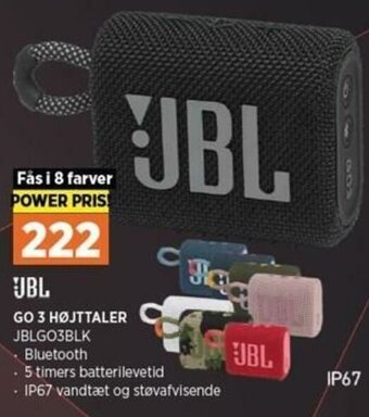 Power Go 3 Højttaler tilbud