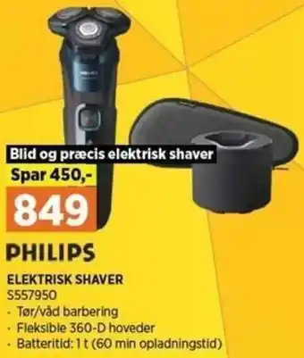 Power Elektrisk Shaver S557950 tilbud