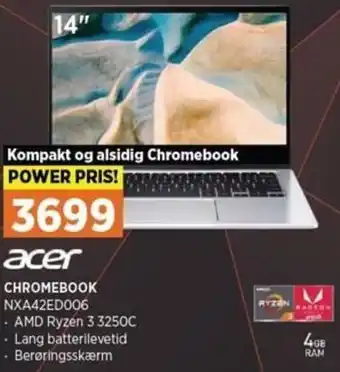Power Chromebook NXA42ED006 tilbud