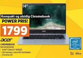 Power Acer Chromebook NXHKDED00E tilbud