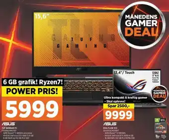Power Asus Tuf Bærbar Pc FX506IUHN276T tilbud