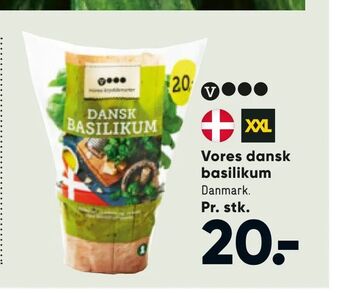 Bilka Vores dansk basilikum tilbud