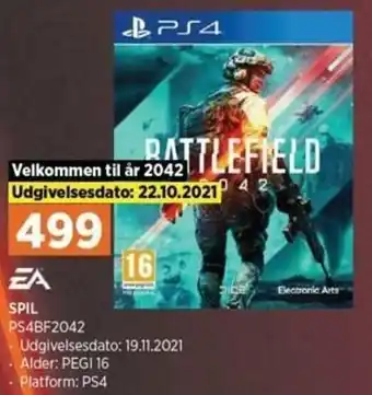 Power Spil PS4BF2042 tilbud