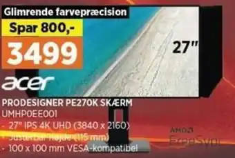 Power prodesigner PE270K Skærm tilbud