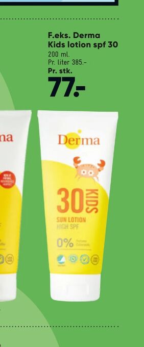 Bilka Nivea eller Derma solcreme tilbud