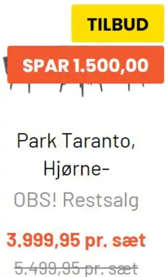 Silvan Park Taranto, Hjørne tilbud
