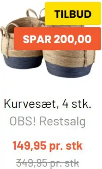 Kurvesæt 4 Stk.