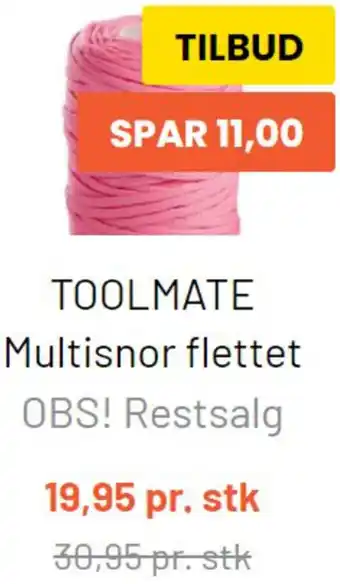 Toolmate Multisnor Flettet