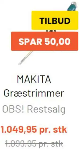 Silvan Makita Græstrimmer tilbud