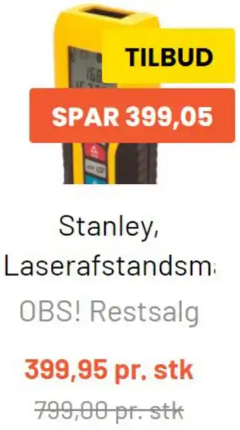 Silvan Stanley, Laserafstandsm tilbud