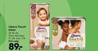 Bilka Libero Touch bleer tilbud