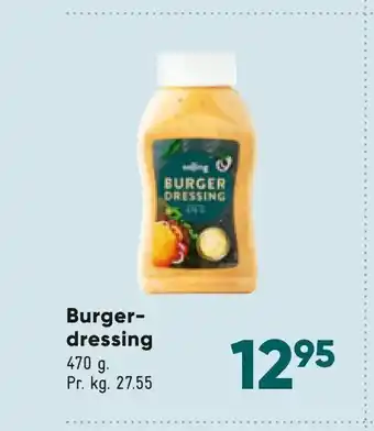 Bilka Burger dressing tilbud