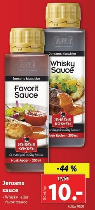 Lidl Jensens Sauce tilbud