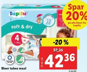 Lidl Bleer Tubes Maxi tilbud