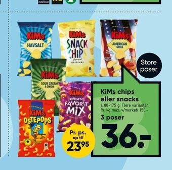 KiMs chips eller snacks