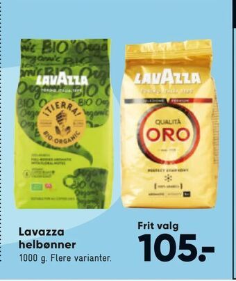 Bilka Lavazza helbønner tilbud