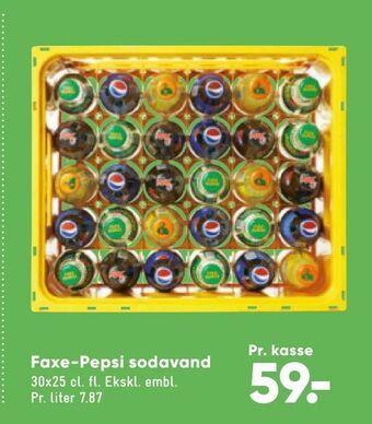 Bilka Faxe-Pepsi sodavand tilbud