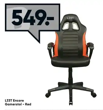 L33T Encore Gamerstol - Rød