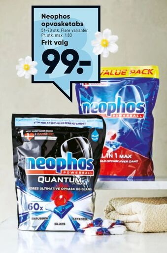 Bilka Neophos opvasketabs tilbud
