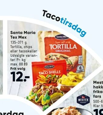 Bilka Santa Maria Tex Mex tilbud