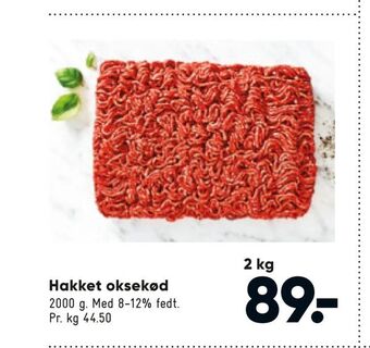 Hakket oksekød